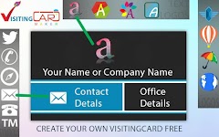 screenshot of Visiting Card Maker