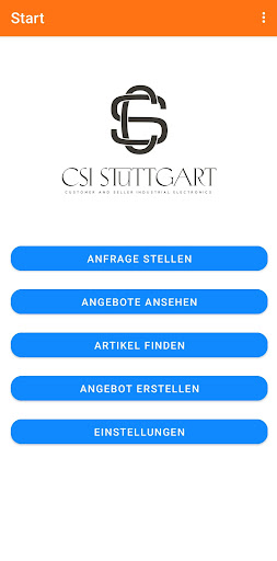Android application CSI Stuttgart screenshort
