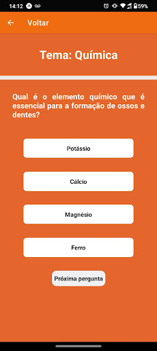 Android application QuizApp screenshort