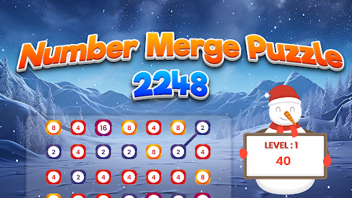 Android application Number Merge Puzzle 2248 screenshort
