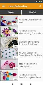 Hand Embroidery Design Videos