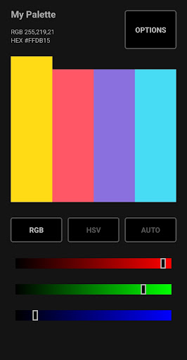 Android application Colors screenshort