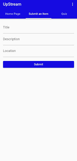 Android application UpStream screenshort