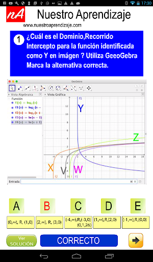 GeoGebra y las característica Screen 2