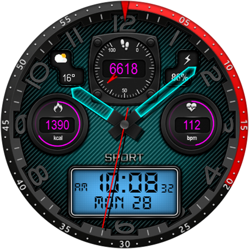 Hybrid Sport KVM Watchface