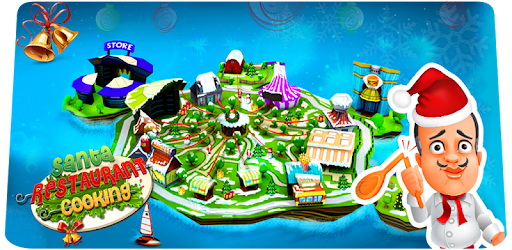 Santa Restaurant Cooking Game
