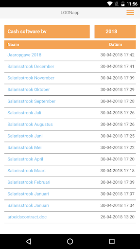 Android application LOONapp screenshort