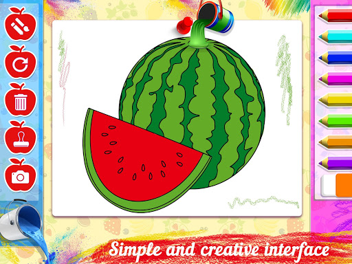 Drawing populer fruits for kid Screen 3