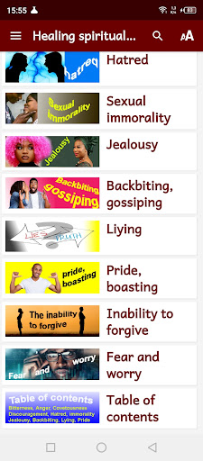 Healing spiritual illnesses Screen 2