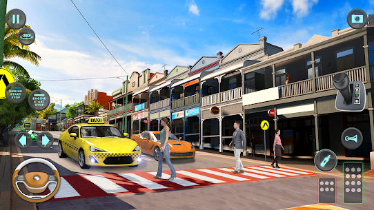 محاكاة قيادة تاكسي المدينة: PVP Cab Games 2020 7