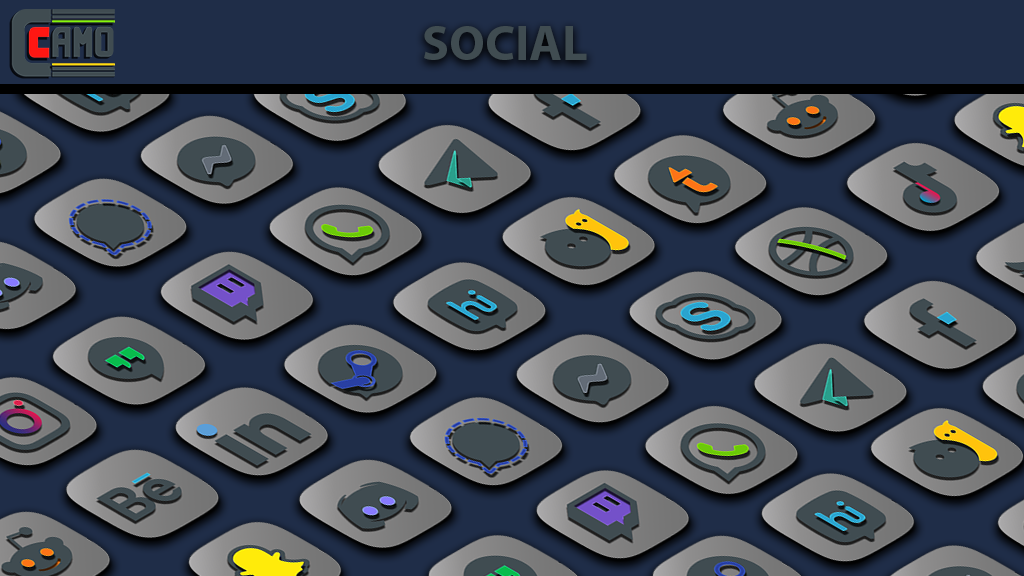 Camo Light Icon Pack banner