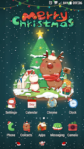 Merry christmas Xperia theme