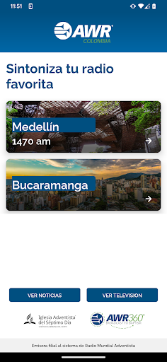 Android application AWR Colombia screenshort