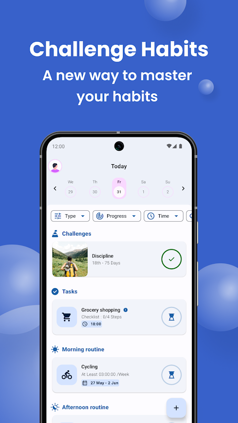 Challenge Habits-Habit Trackerのおすすめ画像1