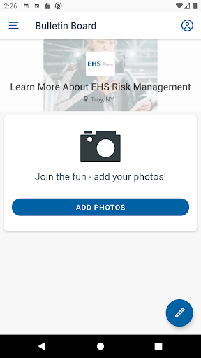 EHS Risk Manager Screen 2