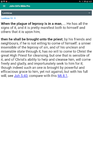 John Gill Bible Commentary Pro Screen 3