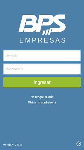 Android application BPS Empresas screenshort