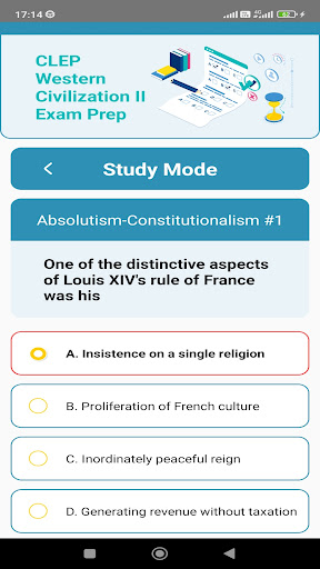 CLEP Western Civ II Exam Prep Screen 3