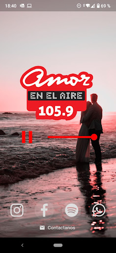 Android application Radio Amor en el Aire screenshort