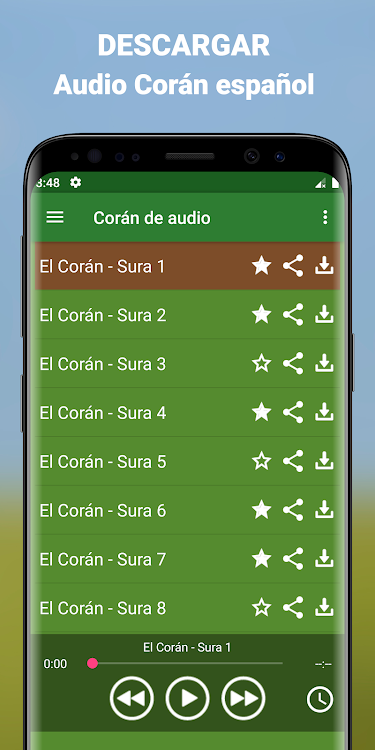 Audio Corán en Español app mp3 - 3.1.1140 - (Android)