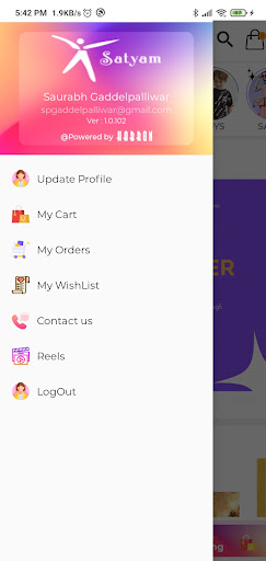 Satyam -The Online Fashion Hub Screen 2