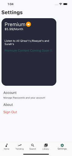 Hirz App Screen 2