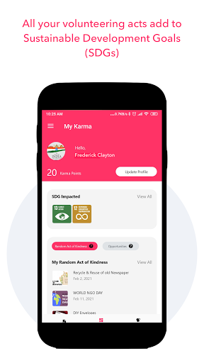 MyKartavya - The Volunteering Screen 3