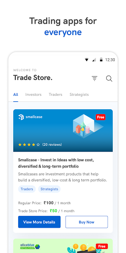 Android application Trade Store screenshort