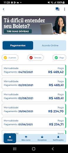 Unicesumar Studeo App Screen 3