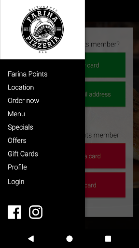 Farina Pizzeria Screen 2