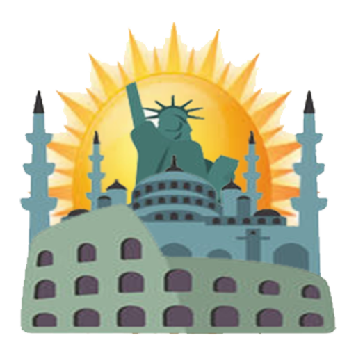 landmarks of the world logo