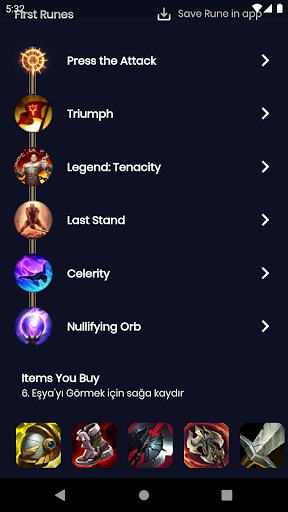 LoL Guide - Build and Runes