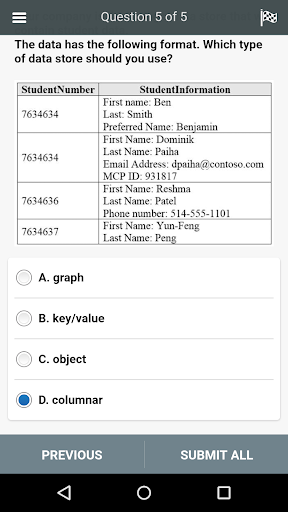 DP-900 All-in-One Exam Screen 3