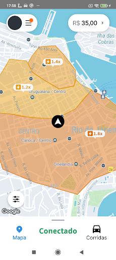 Android application 1CARRO - Motorista screenshort