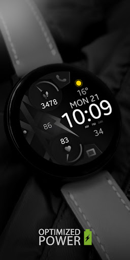 Graphite Digital Watch Face Screen 2