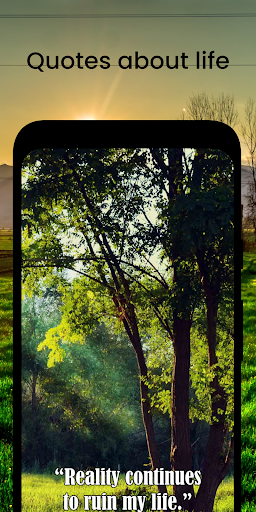 Android application Quotes about life screenshort