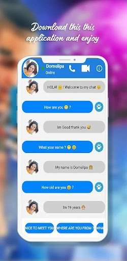 Domelipa fake video call prank Screen 3
