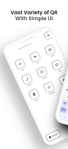 Android application QR Whisper (Beta) screenshort