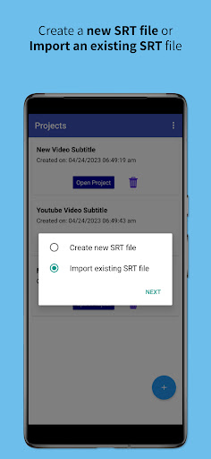 SRT Creator - Create Subtitles Screen 2