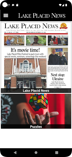 Android application Lake Placid News screenshort
