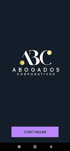 Android application ABC Abogados Corporativos screenshort