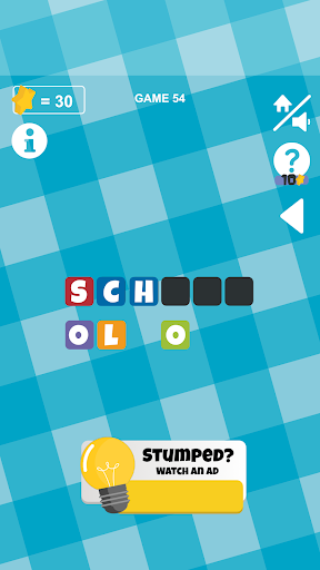 Scrambled Words Screen 3