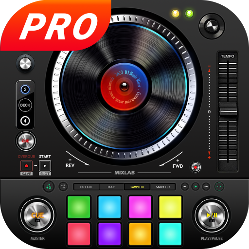 DJ Music mixer - DJ Mix Studio logo