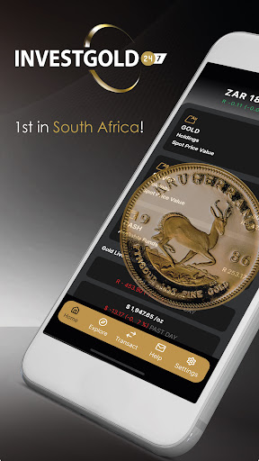 Android application Investgold 24/7 screenshort