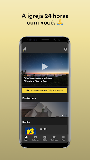 Android application Igreja MONTE SINAI screenshort