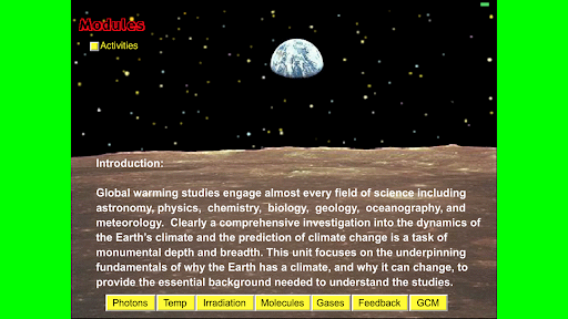 Android application Global Warming Science & Model screenshort