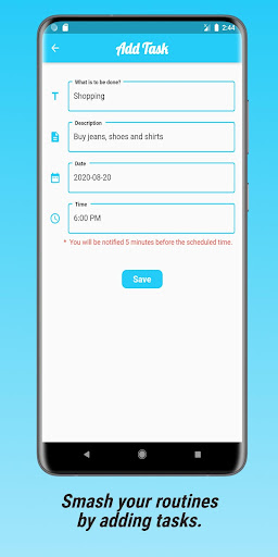 2Functional: Usage - ToDo appl Screen 2