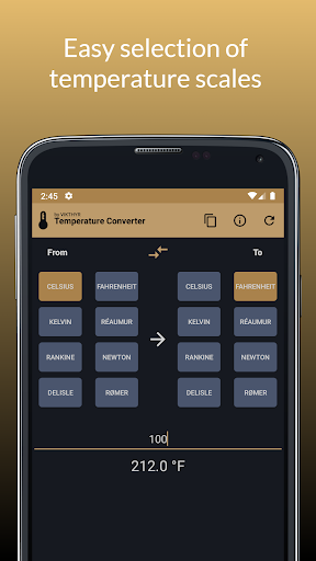 Temperature Converter Screen 2