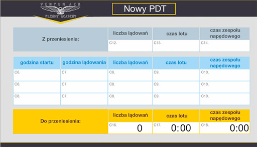 Android application VENTUM AIR FLIGHT ACADEMY screenshort