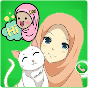 Hijab Girl Stickers for WhatsApp 2019 free Sticker